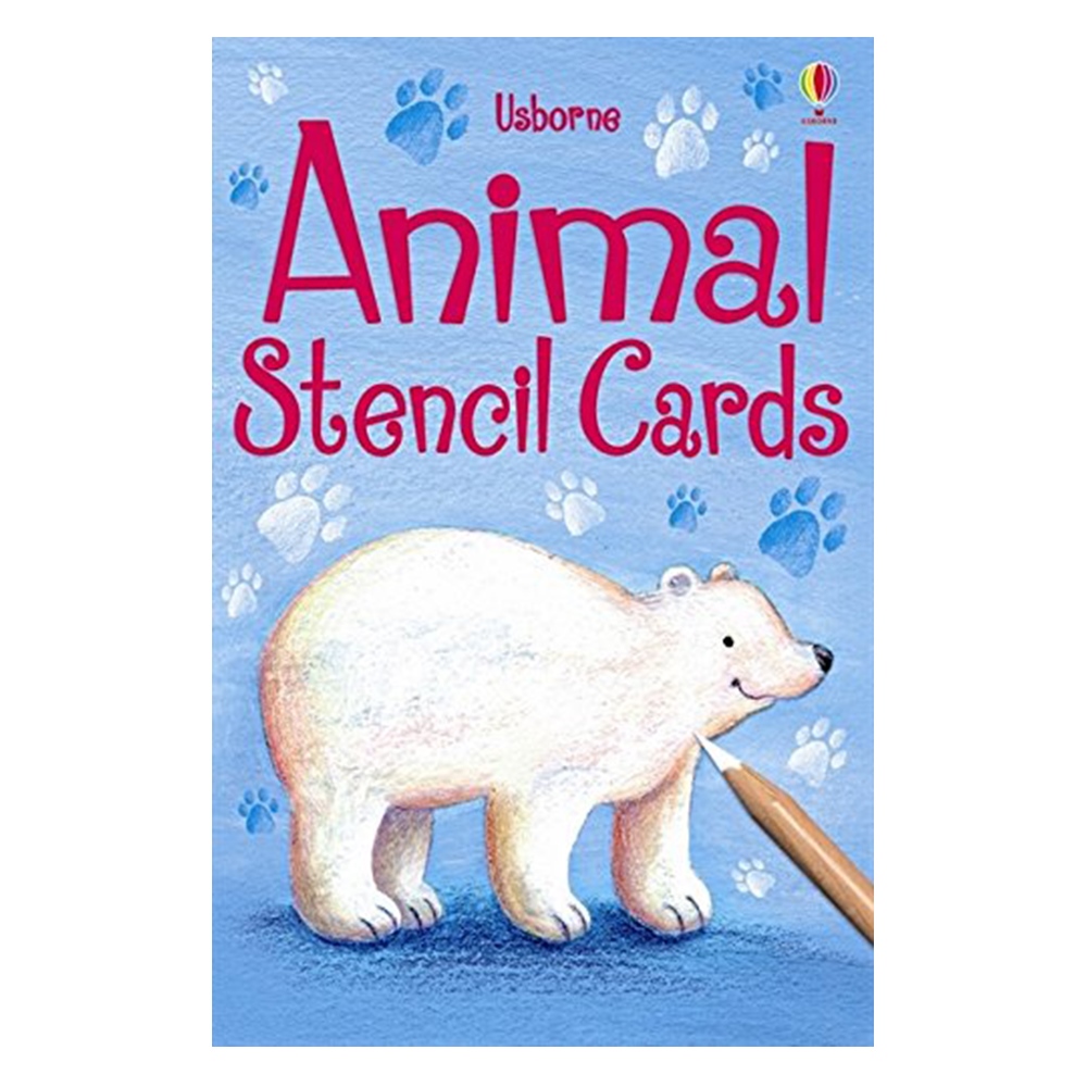 ANIMAL STENCIL CARDS Çocuk Kitapları Uzmanı - Children's Books Expert