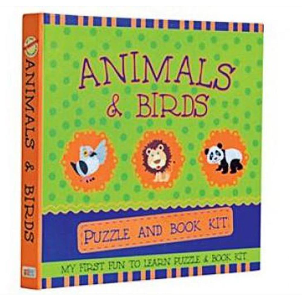 ANIMALS & BIRDS PUZZLE & BOOK KIT Çocuk Kitapları Uzmanı - Children's Books Expert