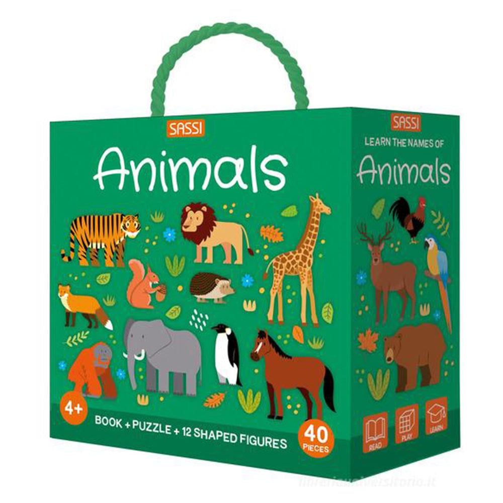 Animals - Book and Puzzle Çocuk Kitapları Uzmanı - Children's Books Expert