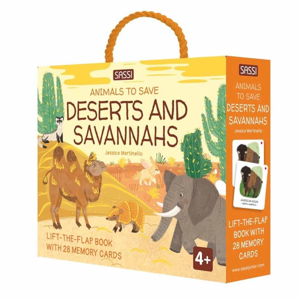 Animals to Save - Deserts and Savannahs Çocuk Kitapları Uzmanı - Children's Books Expert