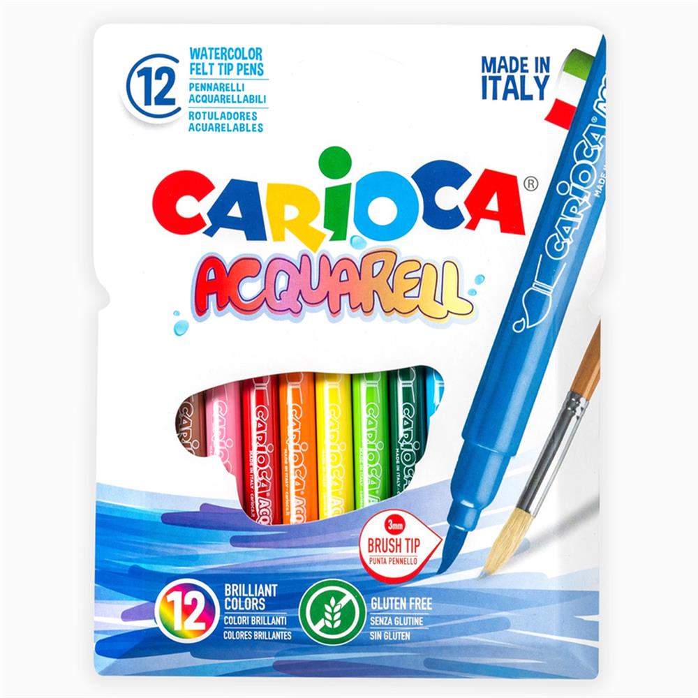 AQUARELL KEÇELİ BOYA KALEMİ 12 Lİ Çocuk Kitapları Uzmanı - Children's Books Expert