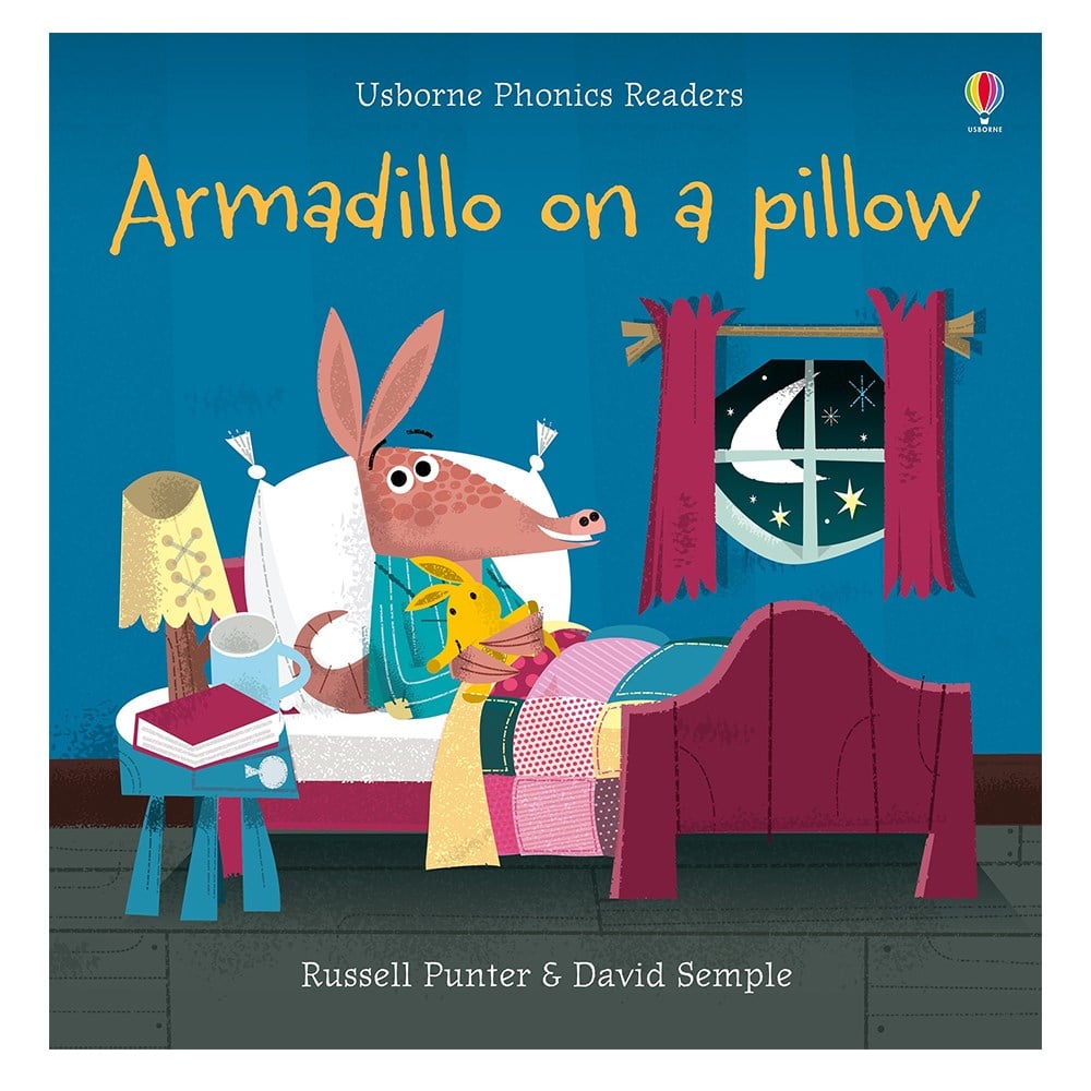 ARMADILLO ON A PILLOW - USBORNE PHONICS READERS Çocuk Kitapları Uzmanı - Children's Books Expert