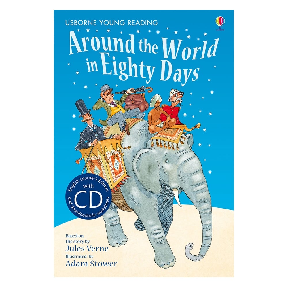 AROUND THE WORLD IN EIGHTY DAYS + CD #yenigelenler Çocuk Kitapları Uzmanı - Children's Books Expert