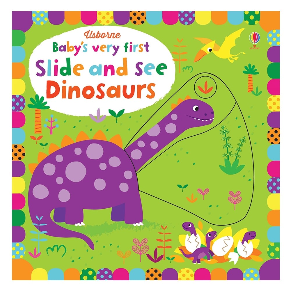 BABY'S VERY FIRST SLIDE AND SEE DINOSAURS Çocuk Kitapları Uzmanı - Children's Books Expert