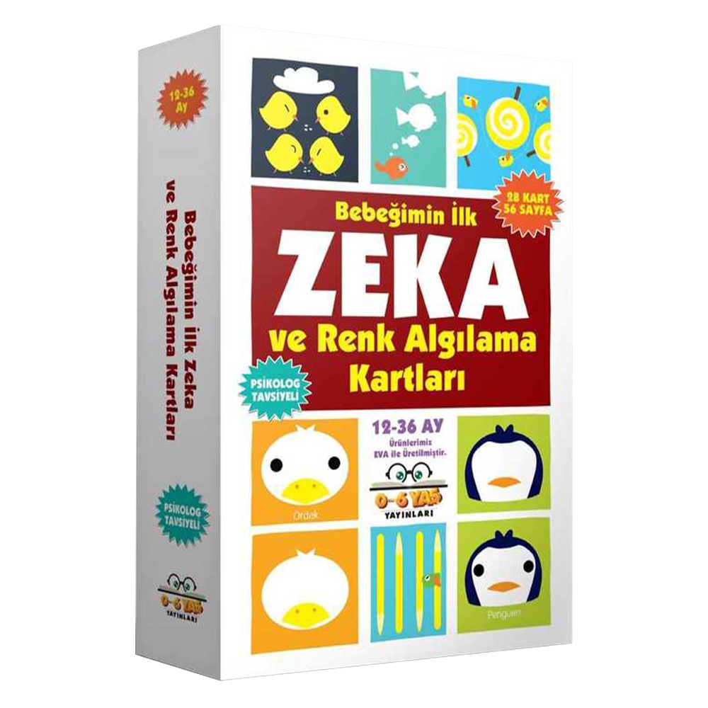 BEBEĞİMİN İLK ZEKA VE RENK ALGILAMA KARTLARI