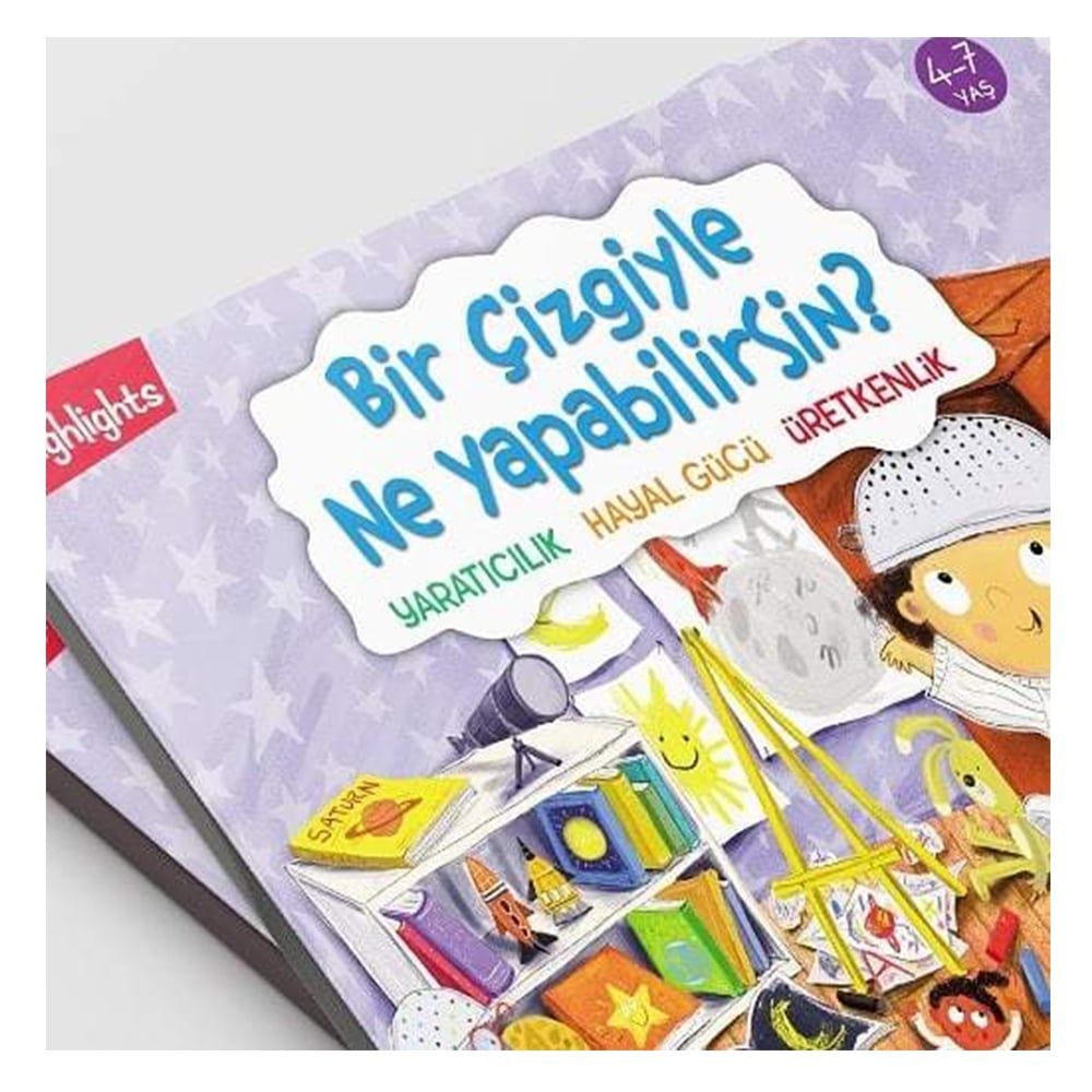 BİR ÇİZGİYLE NE YAPABİLİRSİN? Çocuk Kitapları Uzmanı - Children's Books Expert