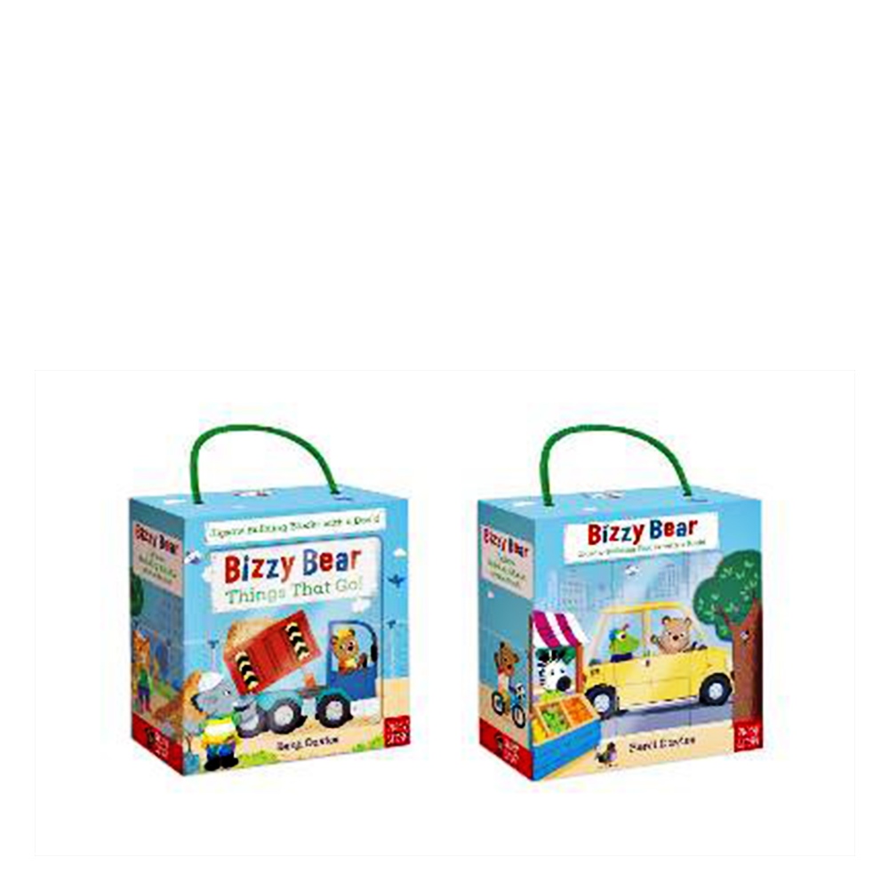 BIZZY BEAR JIGSAW BUILDING BLOCKS WITH A BOOK! #yenigelenler Çocuk Kitapları Uzmanı - Children's Books Expert