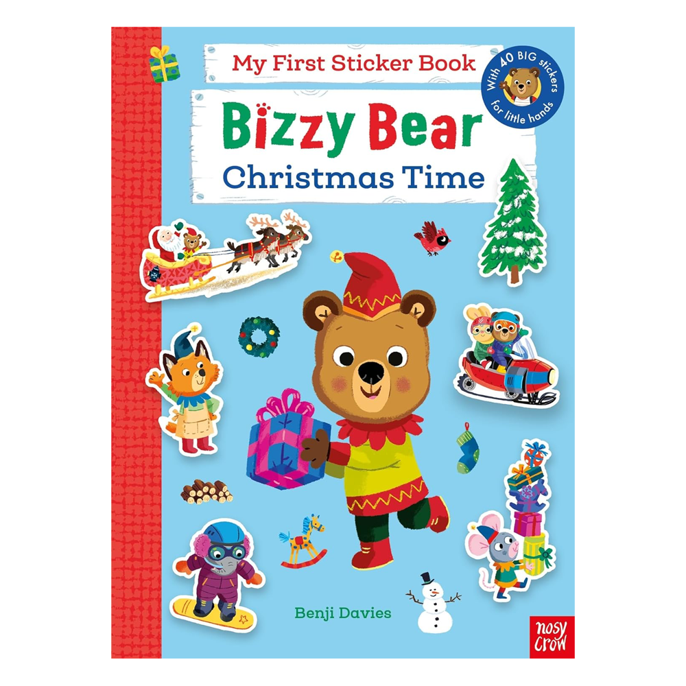 Bizzy Bear - My First Sticker Book Christmas Time Çocuk Kitapları Uzmanı - Children's Books Expert