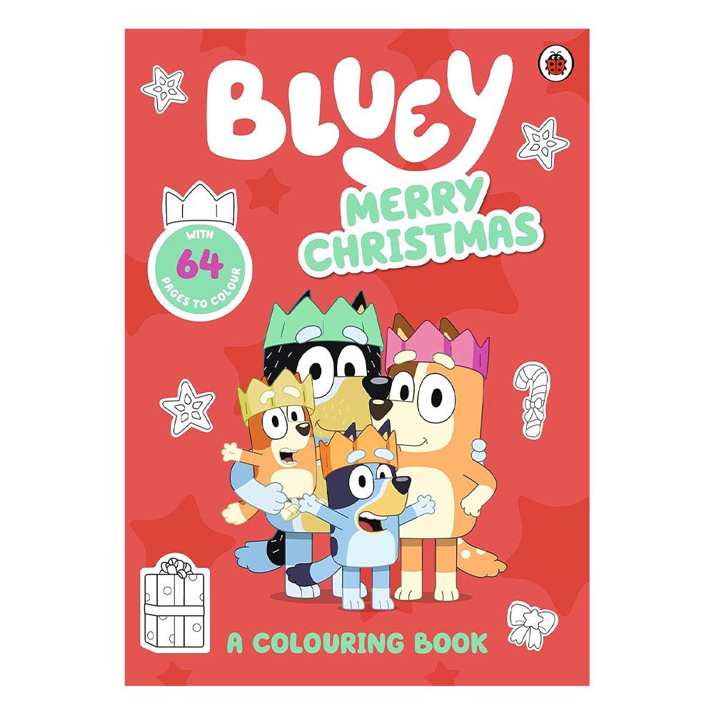 Bluey - Merry Christmas Colouring Book Çocuk Kitapları Uzmanı - Children's Books Expert