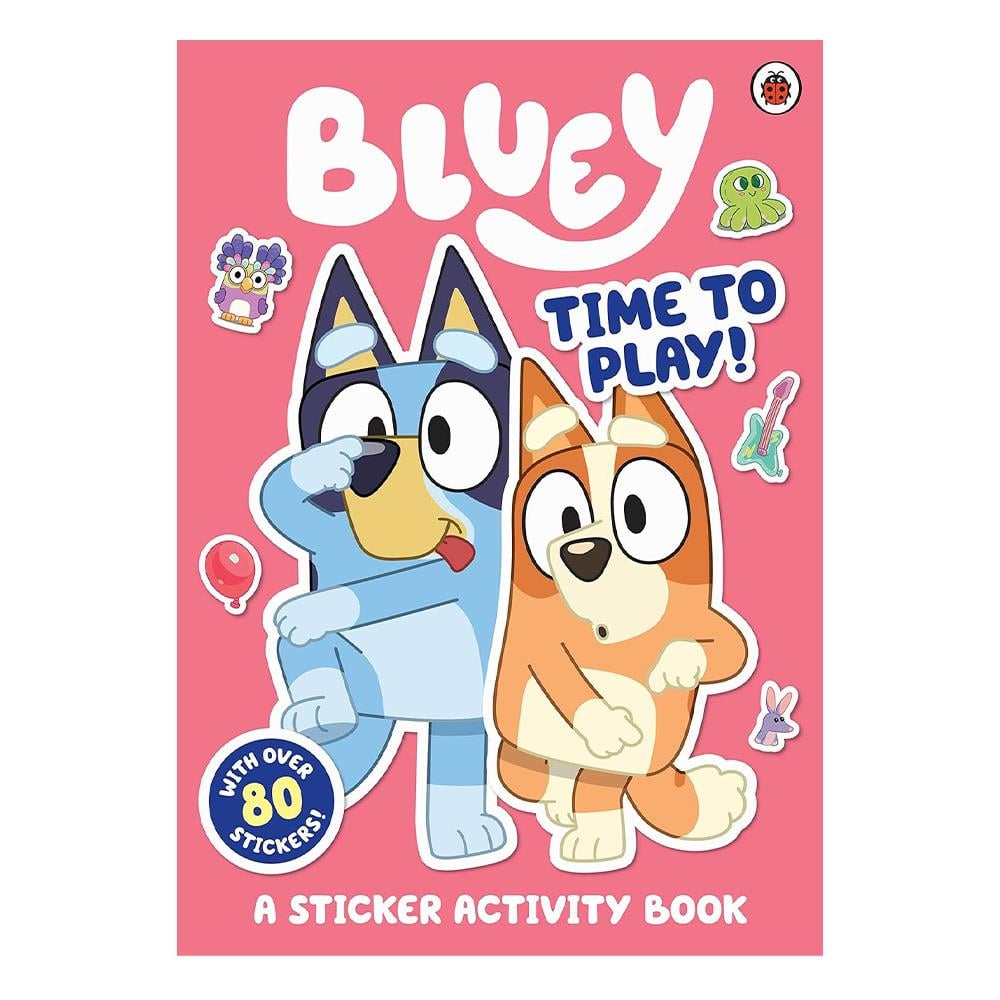 Bluey - Time to Play Sticker Activity Book Çocuk Kitapları Uzmanı - Children's Books Expert
