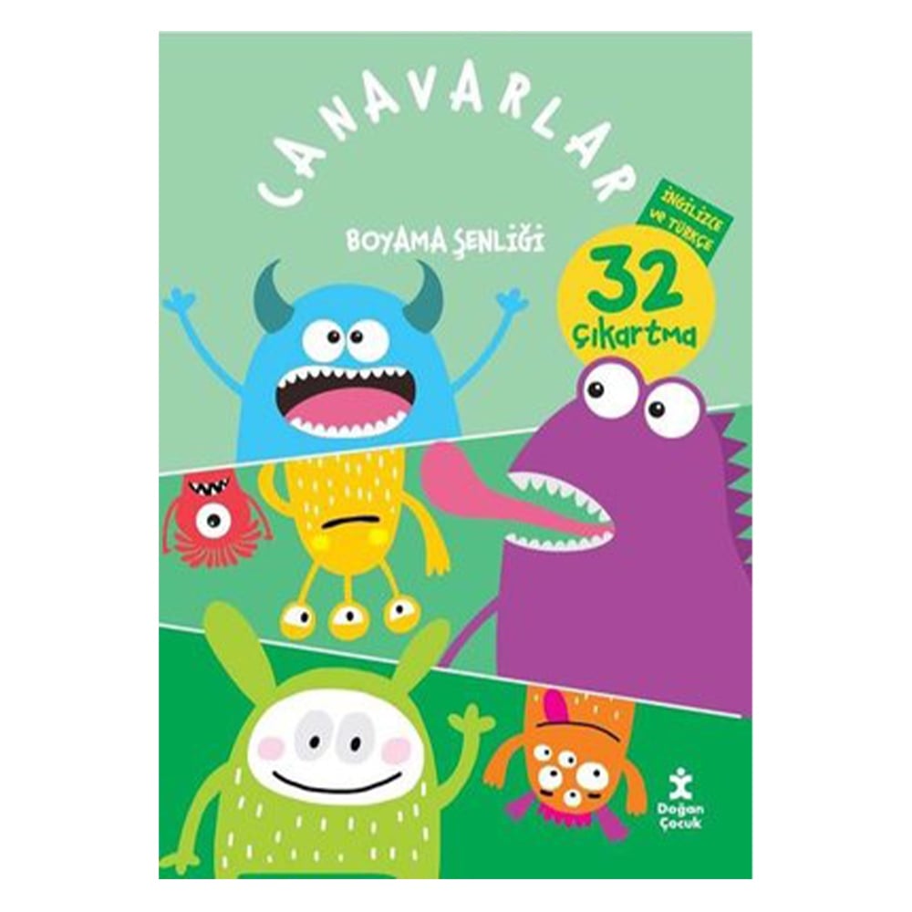 BOYAMA ŞENLİĞİ - CANAVARLAR Çocuk Kitapları Uzmanı - Children's Books Expert