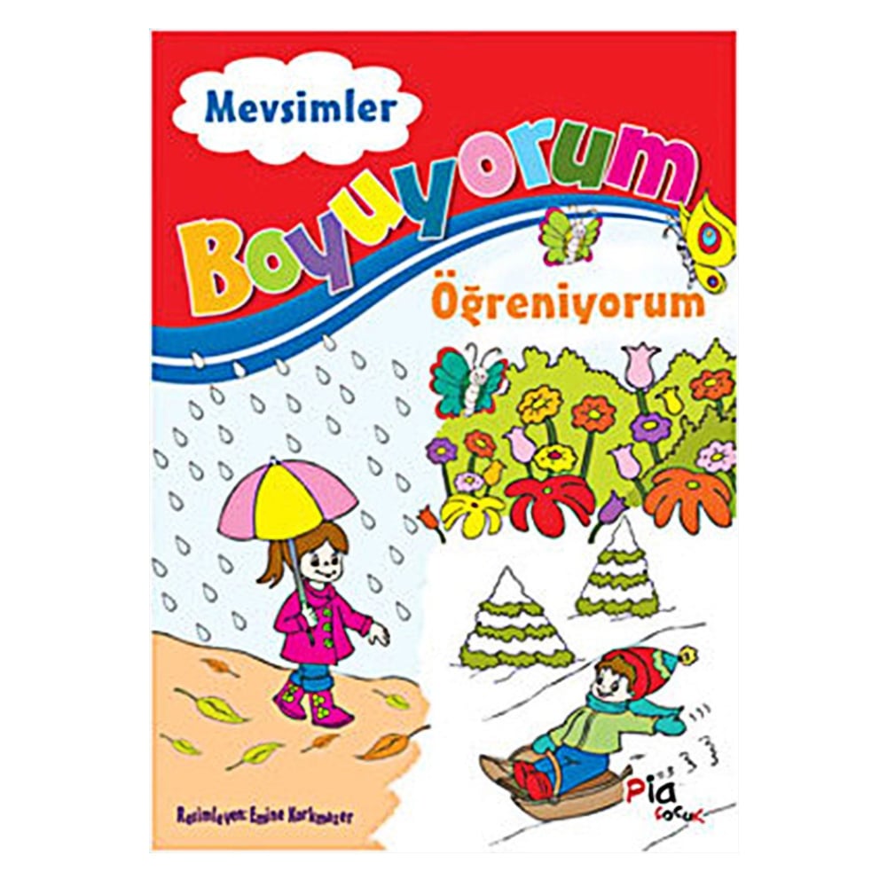BOYUYORUM ÖĞRENİYORUM - MEVSİMLER Çocuk Kitapları Uzmanı - Children's Books Expert