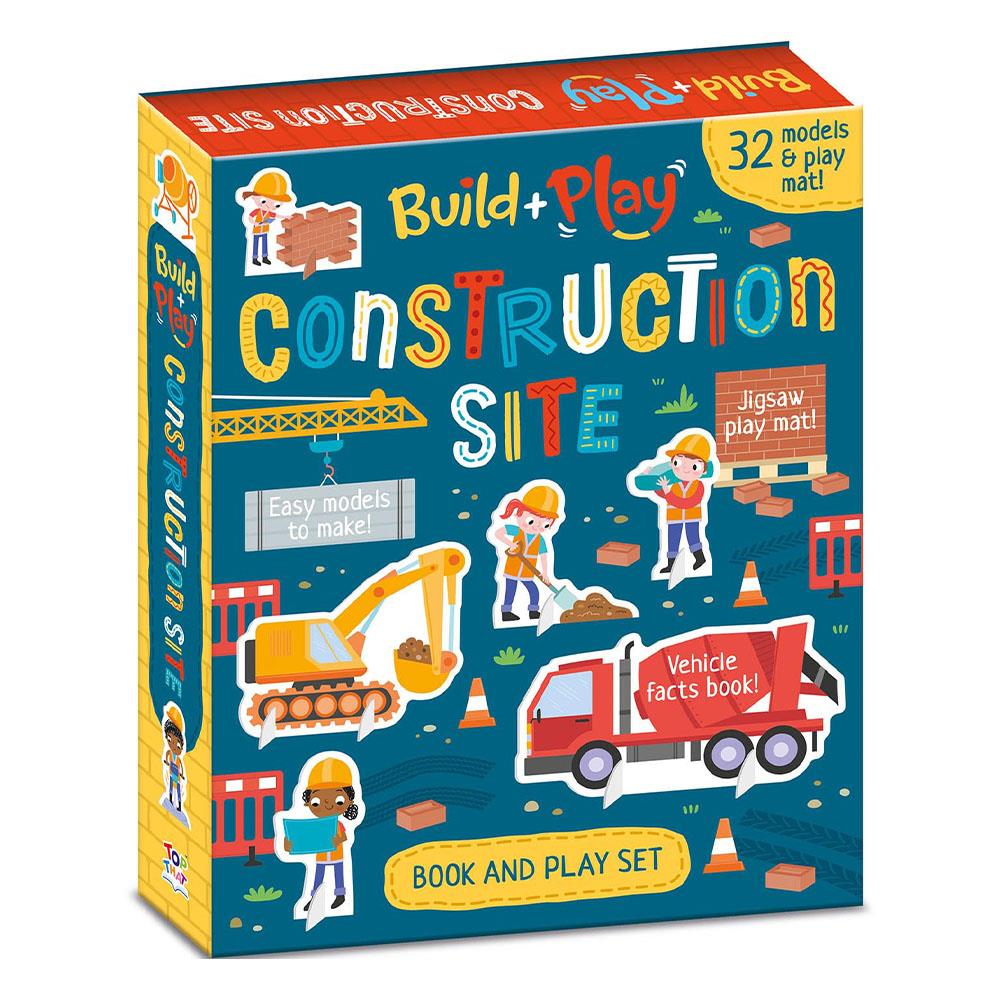 Build and Play - Construction Site Book and Play Çocuk Kitapları Uzmanı - Children's Books Expert