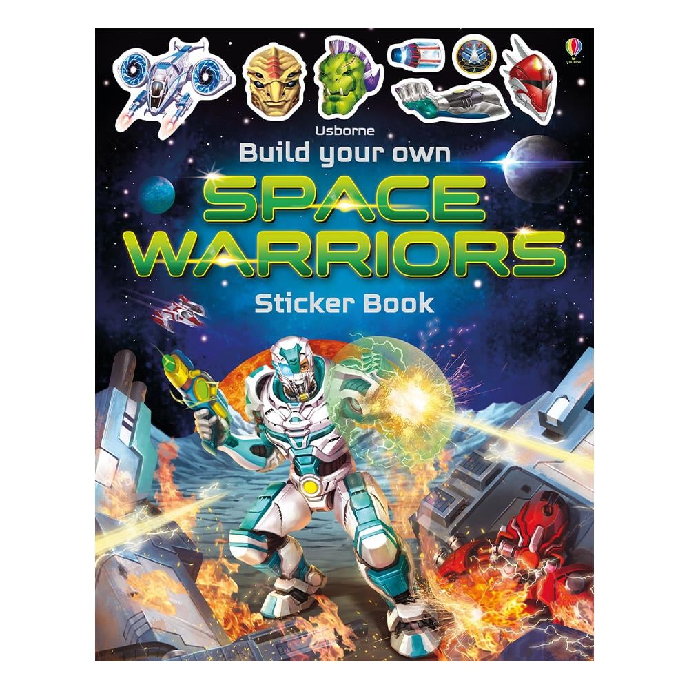 Build Your Own Space Warriors Sticker Book Çocuk Kitapları Uzmanı - Children's Books Expert