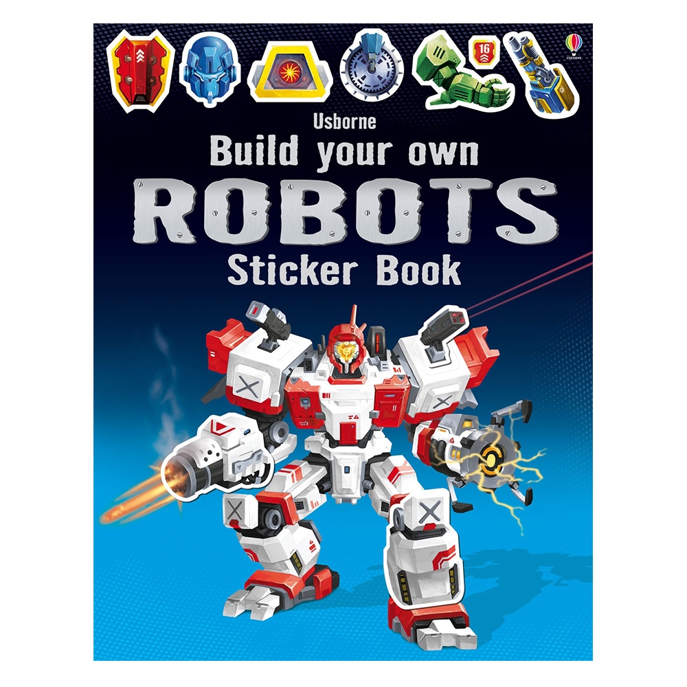 BULD YOUR OWN ROBOTS STICKER BOOK Çocuk Kitapları Uzmanı - Children's Books Expert