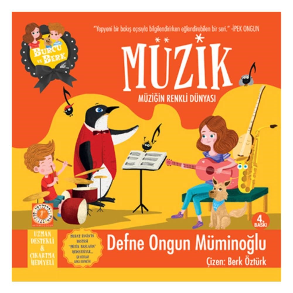 BURCU VE BERK: MÜZİK - MÜZİĞİN RENKLİ DÜNYASI Çocuk Kitapları Uzmanı - Children's Books Expert