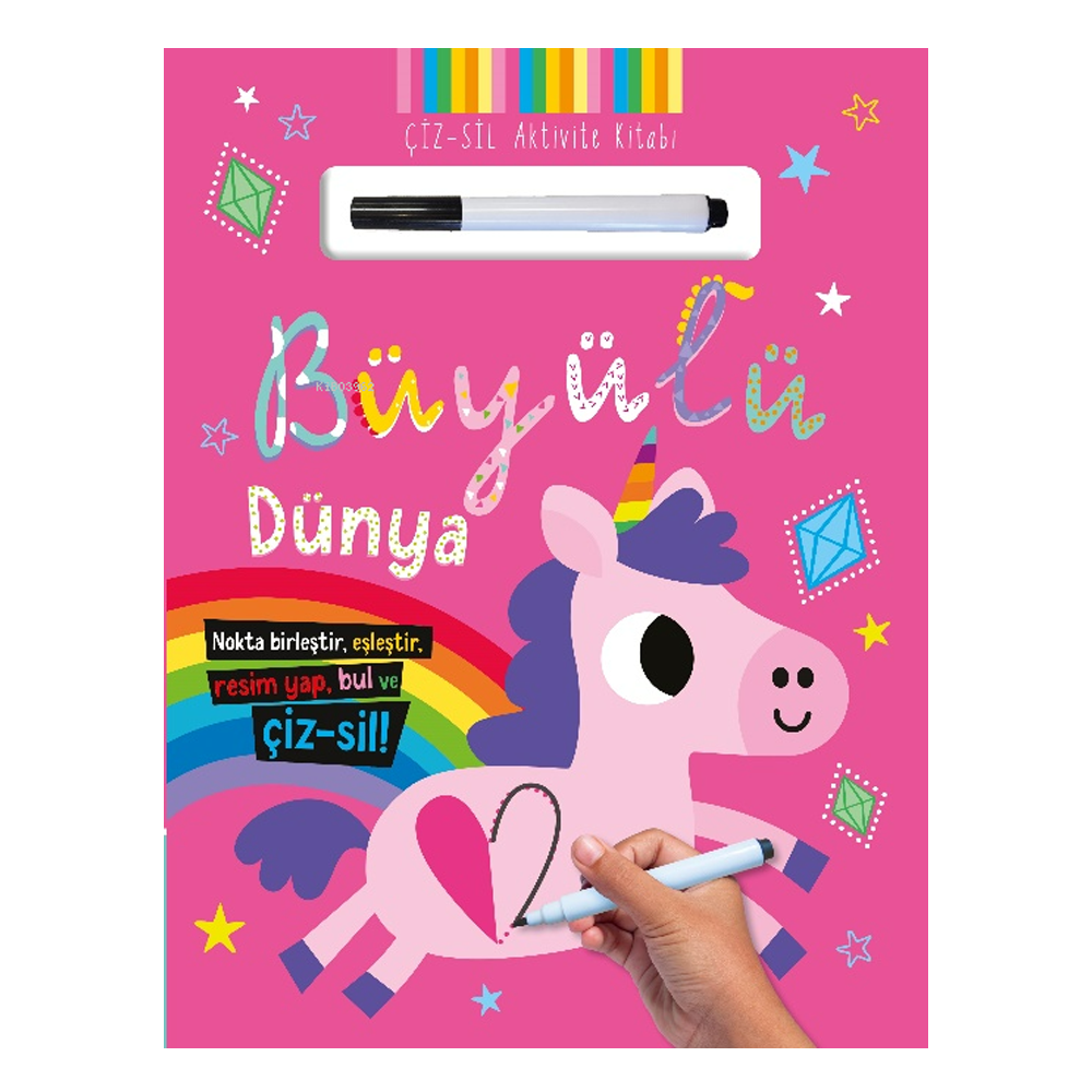Büyülü Dünya - Çiz Sil Çocuk Kitapları Uzmanı - Children's Books Expert