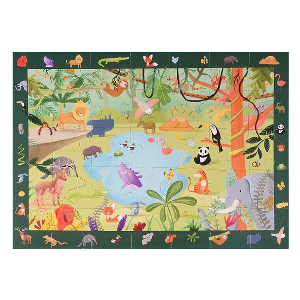 BUZZZ PUZZLE - JUNGLE (SEARCH AND FIND PUZZLE) Çocuk Kitapları Uzmanı - Children's Books Expert