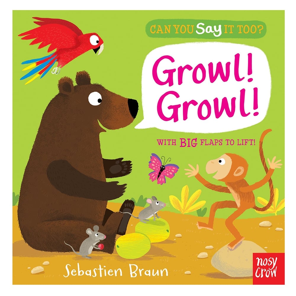 CAN YOU SAY IT TOO? GROWL! GROWL! Çocuk Kitapları Uzmanı - Children's Books Expert