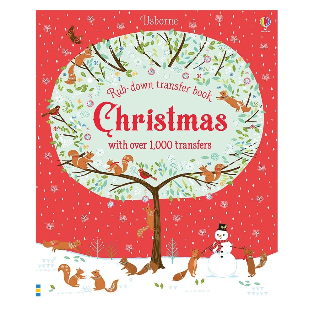 CHRISTMAS RUB DOWN TRANSFER BOOK Çocuk Kitapları Uzmanı - Children's Books Expert