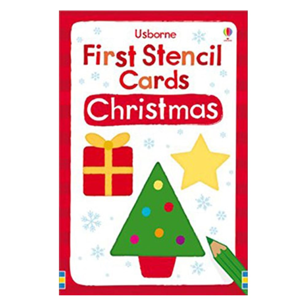 CHRISTMAS (USBORNE FIRST STENCIL CARDS) Çocuk Kitapları Uzmanı - Children's Books Expert