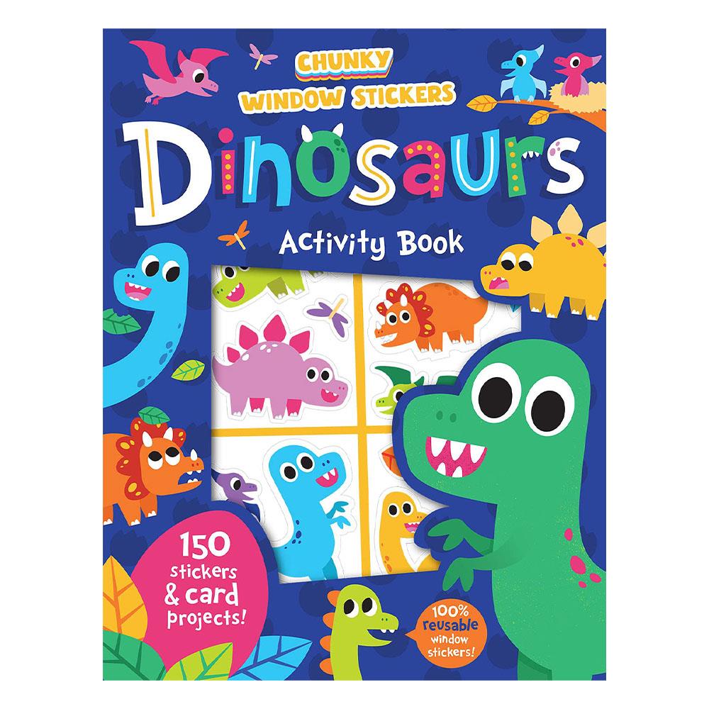 Chunky Window Stickers - Dinosaurs Activty Book Çocuk Kitapları Uzmanı - Children's Books Expert