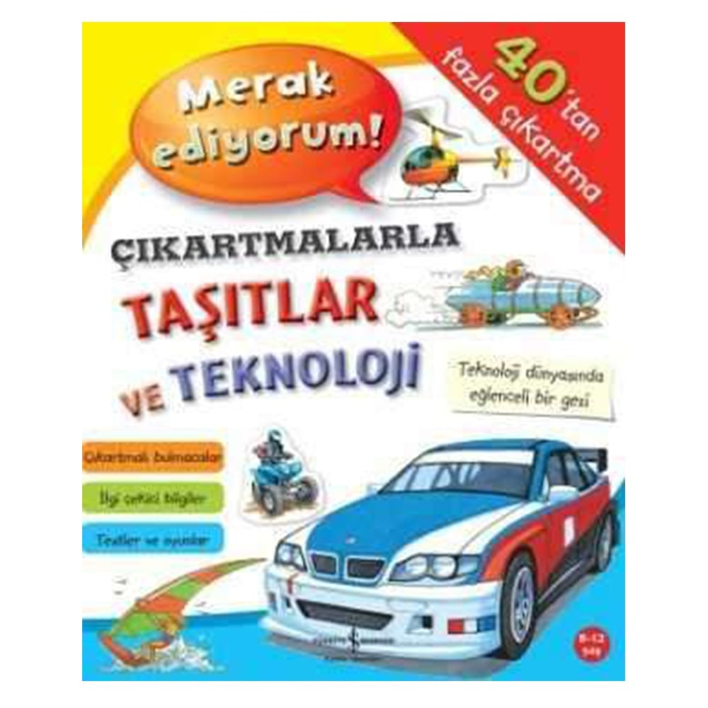 ÇIKARTMALARLA TAŞITLAR VE TEKNOLOJİ Çocuk Kitapları Uzmanı - Children's Books Expert