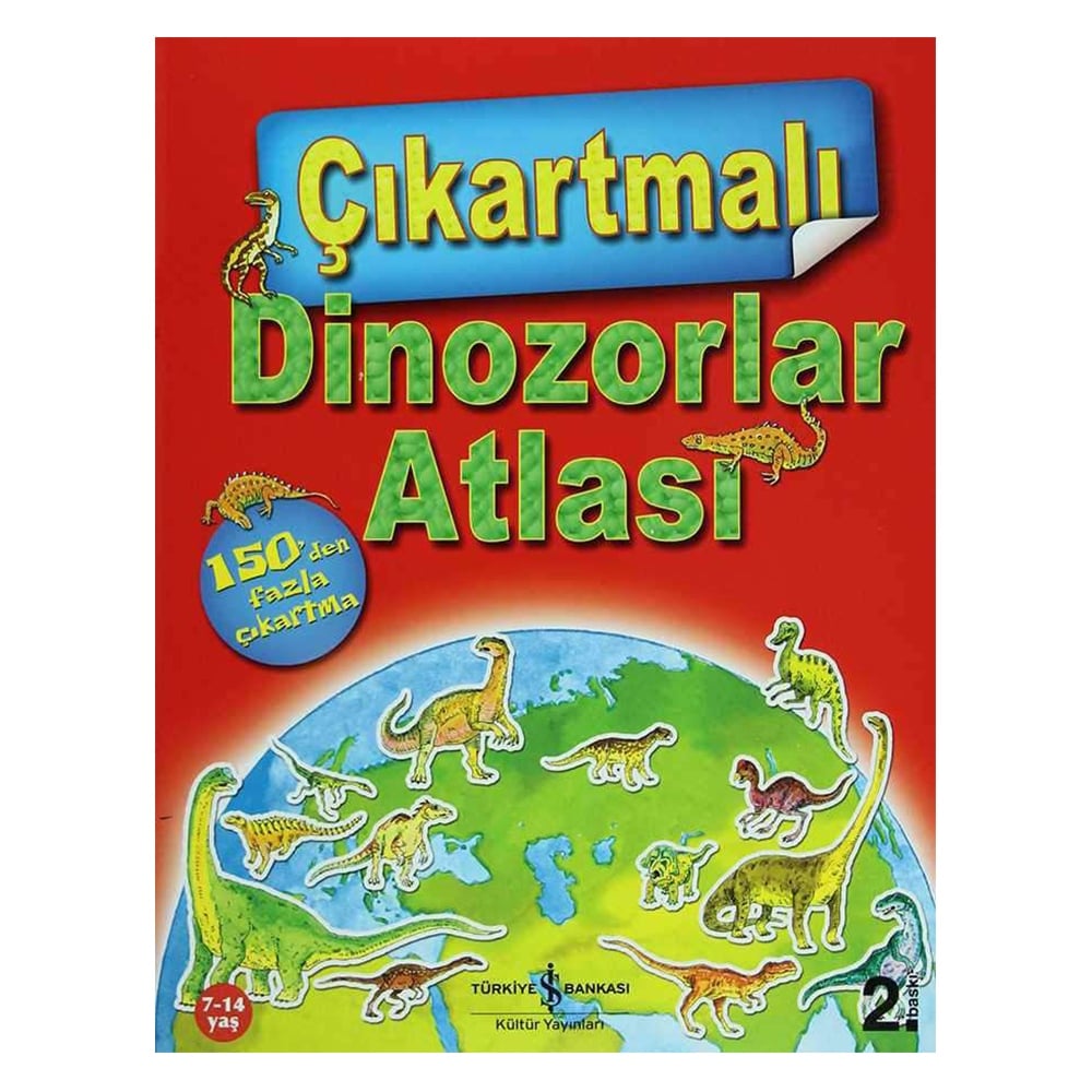 ÇIKARTMALI DİNOZORLAR ATLASI Çocuk Kitapları Uzmanı - Children's Books Expert