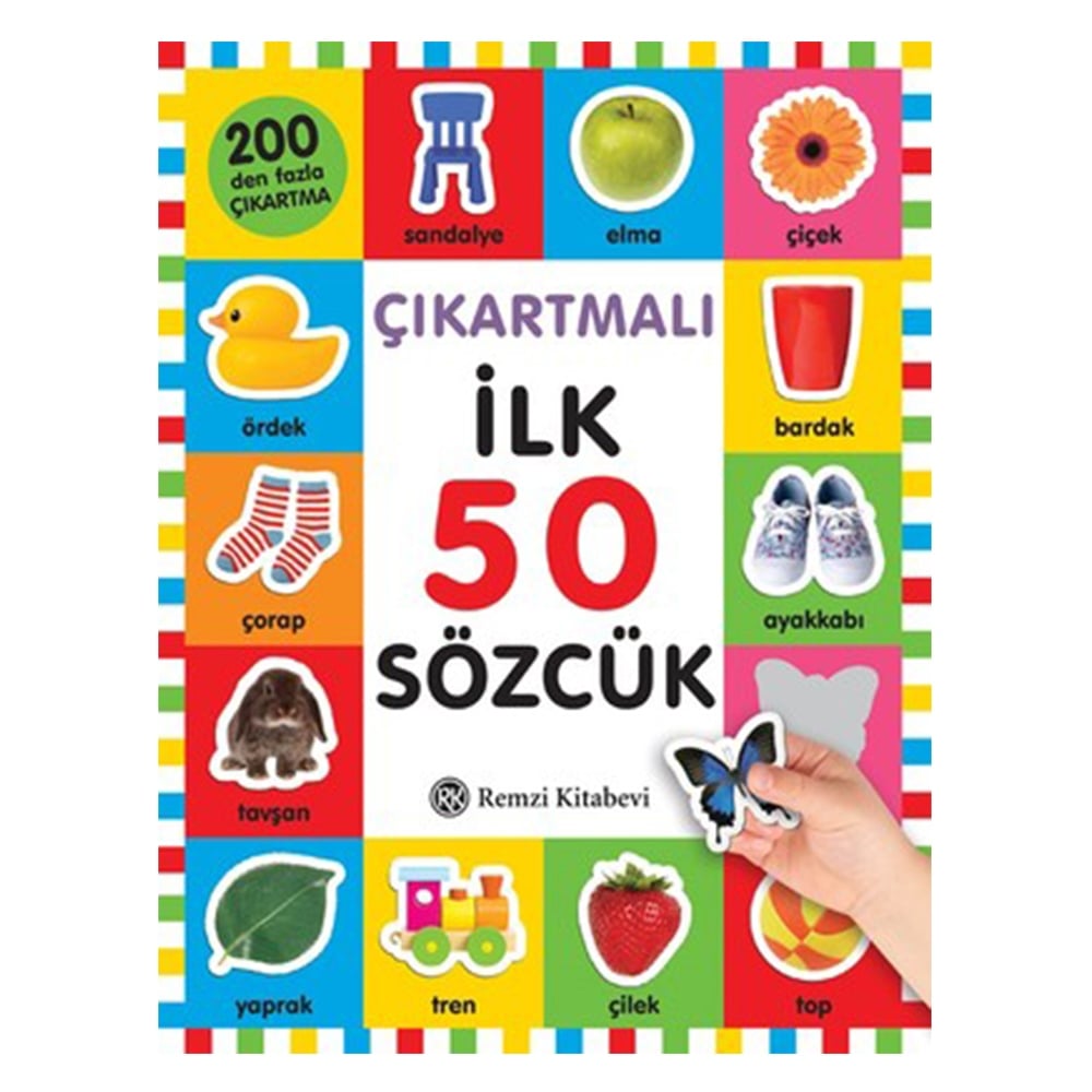 ÇIKARTMALI İLK 50 SÖZCÜK Çocuk Kitapları Uzmanı - Children's Books Expert
