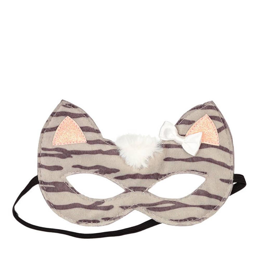 Çizgili Kedi Maskesi Çocuk Kitapları Uzmanı - Children's Books Expert