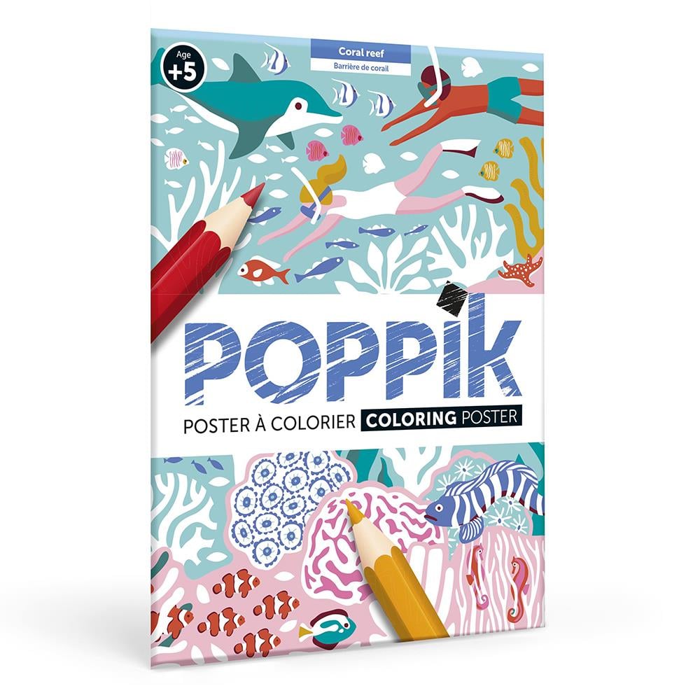 COLORING BARRIER REEF - COLORING POSTERS Çocuk Kitapları Uzmanı - Children's Books Expert