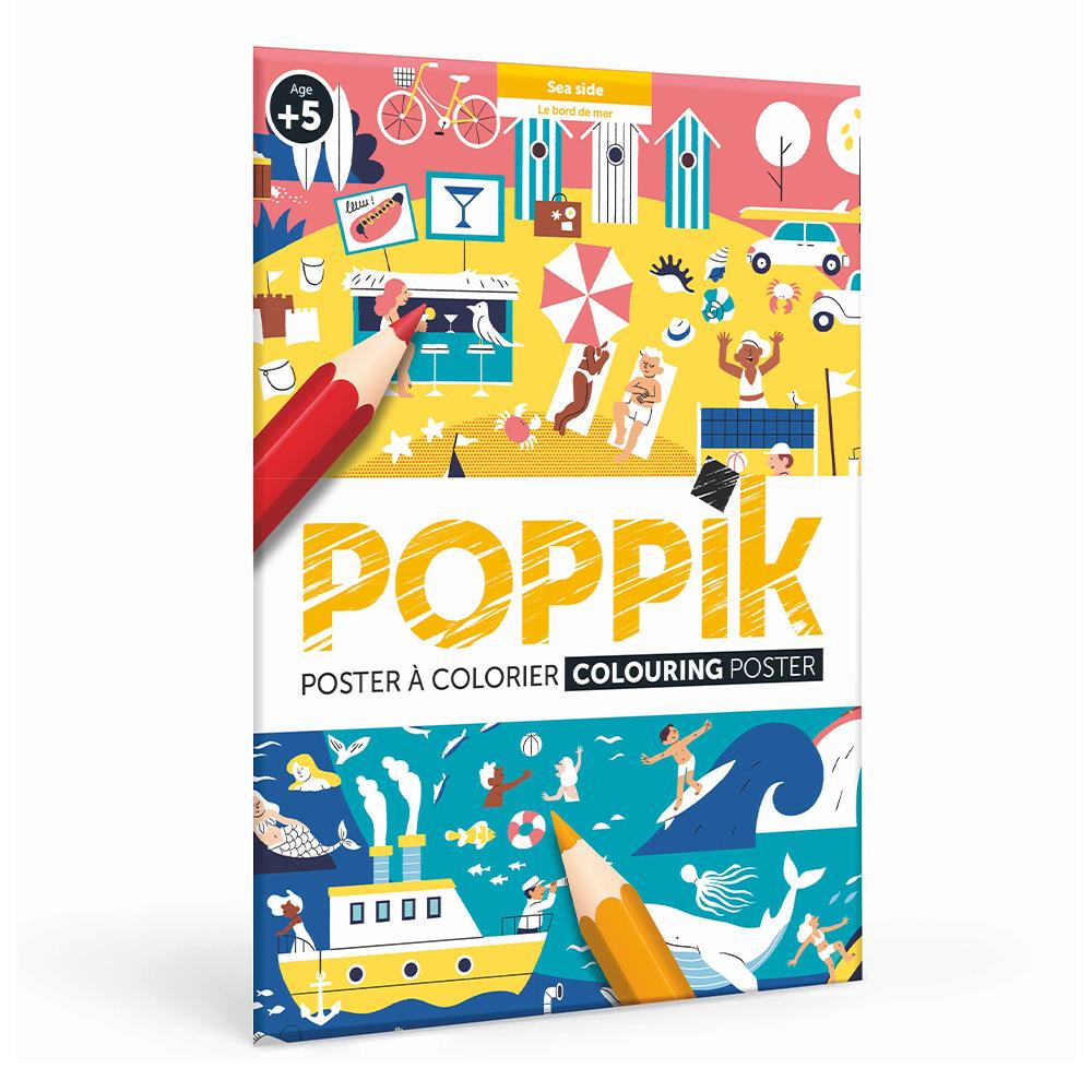 COLORING SEA SIDE - COLORING POSTERS Çocuk Kitapları Uzmanı - Children's Books Expert