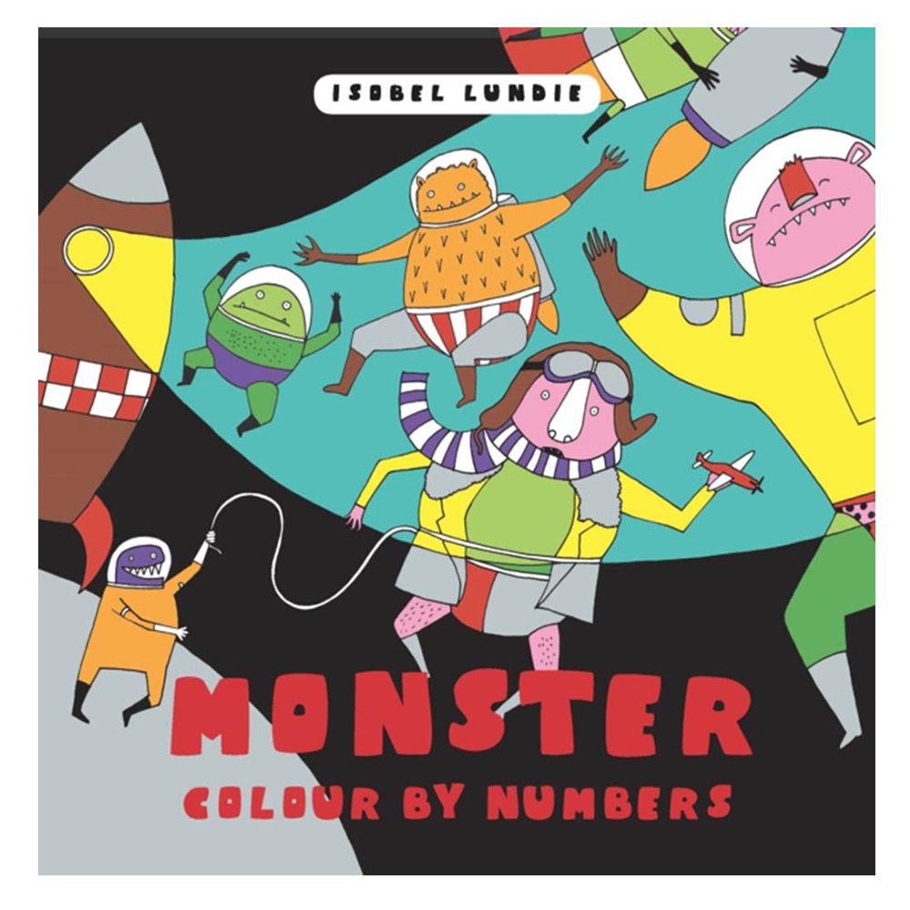 COLOUR BY NUMBERS: MONSTER MAYHEM Çocuk Kitapları Uzmanı - Children's Books Expert