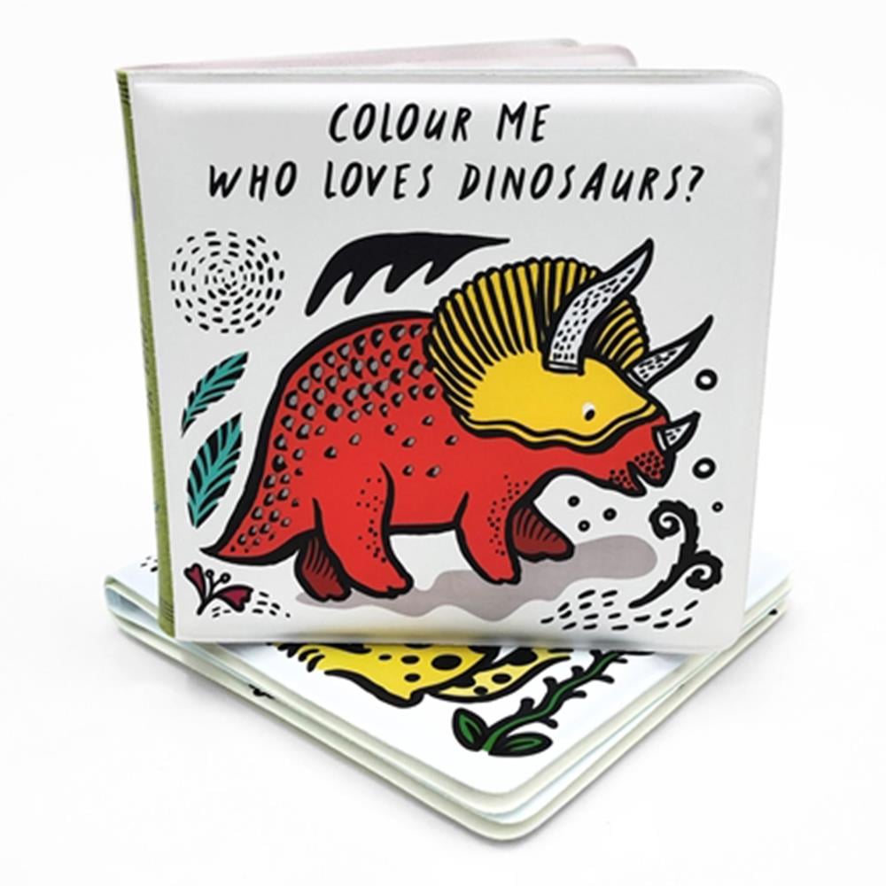 Colour Me - Who Loves Dinosaurs (Bath Book) Çocuk Kitapları Uzmanı - Children's Books Expert