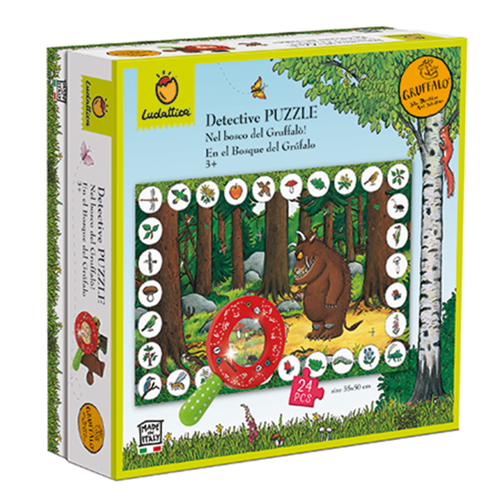 Dedektif Puzzle - Gruffalo Ormanında Çocuk Kitapları Uzmanı - Children's Books Expert