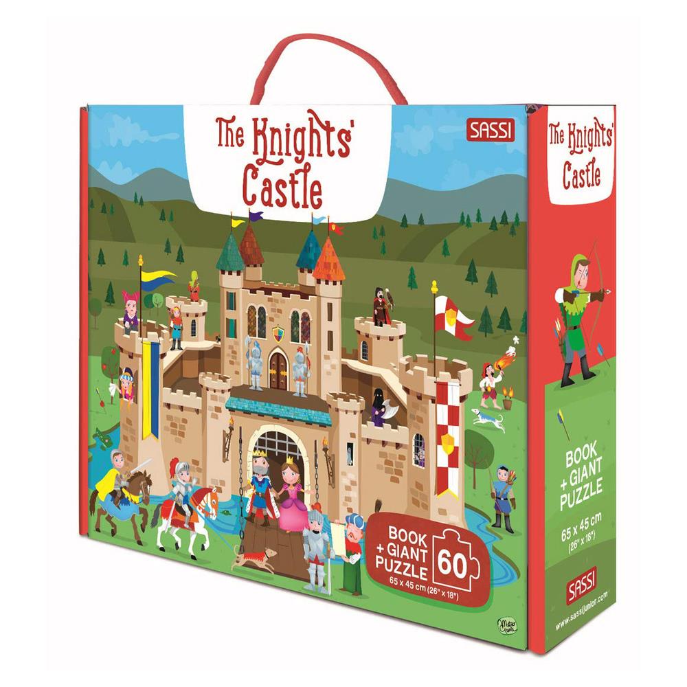 Dev Puzzle ve Kitap - Şövalyelerin Şatosu Çocuk Kitapları Uzmanı - Children's Books Expert