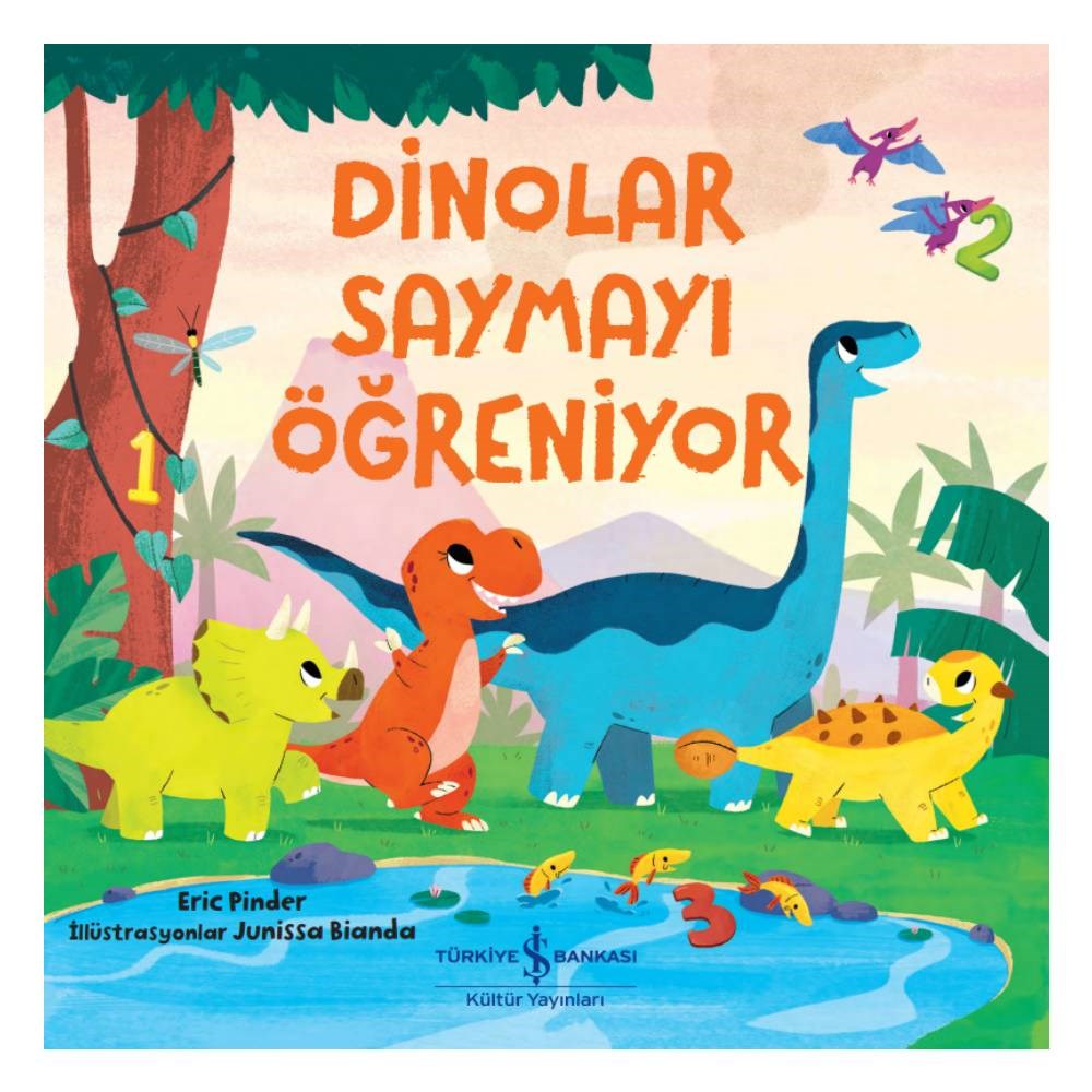 DİNOLAR SAYMAYI ÖĞRENİYOR Çocuk Kitapları Uzmanı - Children's Books Expert