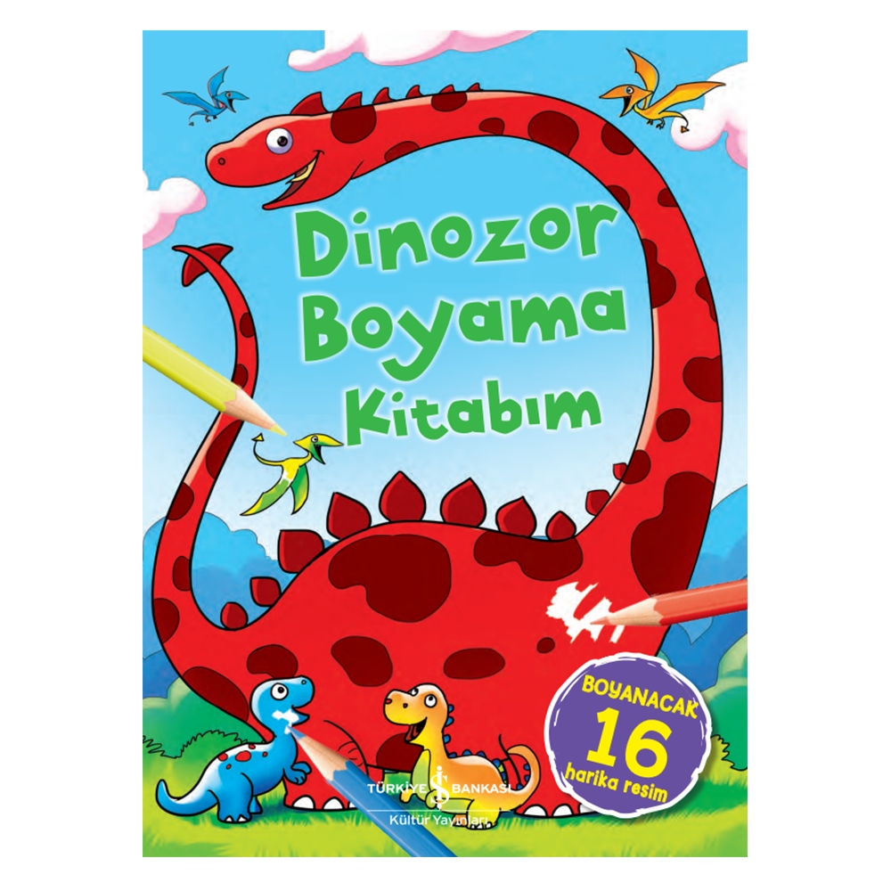 DİNOZOR BOYAMA KİTABIM Çocuk Kitapları Uzmanı - Children's Books Expert