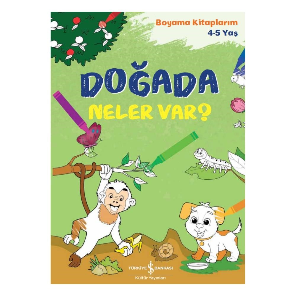 DOĞADA NELER VAR - BOYAMA KİTAPLARIM Çocuk Kitapları Uzmanı - Children's Books Expert