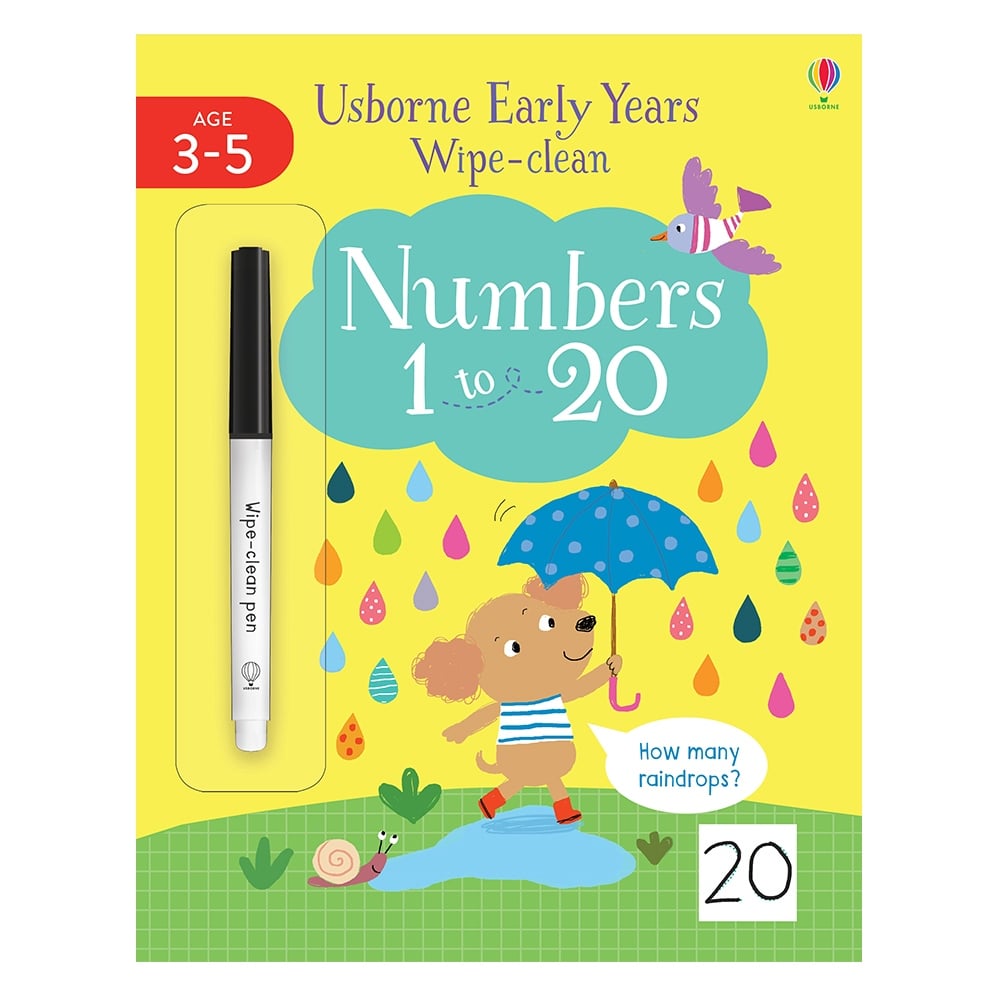 EARLY YEARS WIPE CLEAN NUMBERS 1-20 Çocuk Kitapları Uzmanı - Children's Books Expert