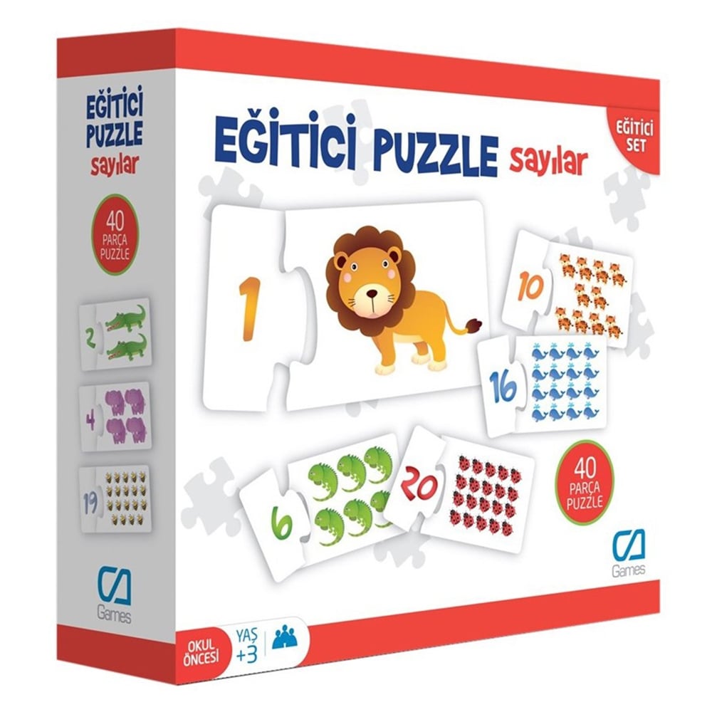 EĞİTİCİ PUZZLE - SAYILAR