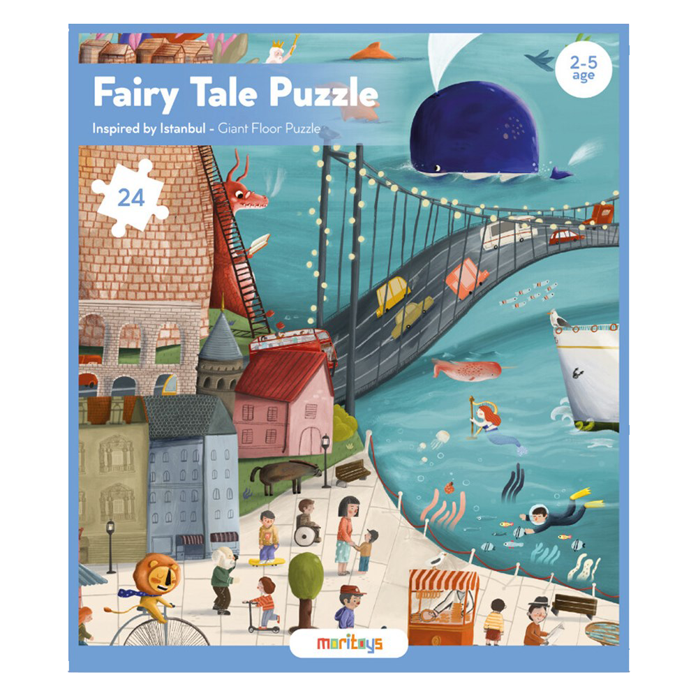 FAIRY TALE PUZZLE 24 PARÇA ÇANTALI DEV YER PUZZLE Çocuk Kitapları Uzmanı - Children's Books Expert