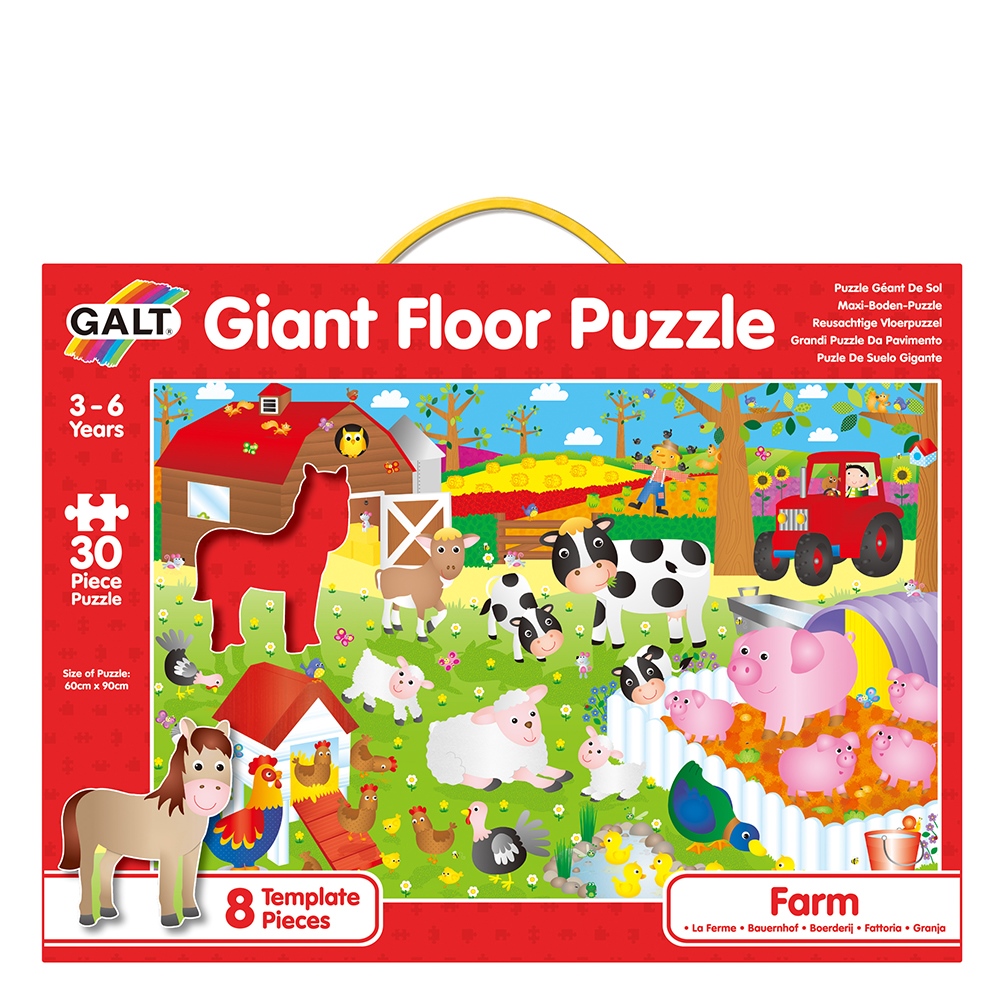 FARM - GIANT FLOOR PUZZLE Çocuk Kitapları Uzmanı - Children's Books Expert
