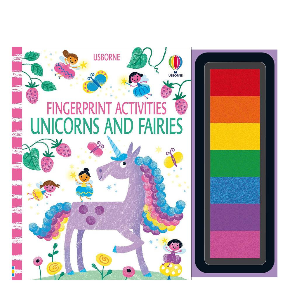 FINGERPRINT ACTIVITIES UNICORNS AND FAIRIES Çocuk Kitapları Uzmanı - Children's Books Expert