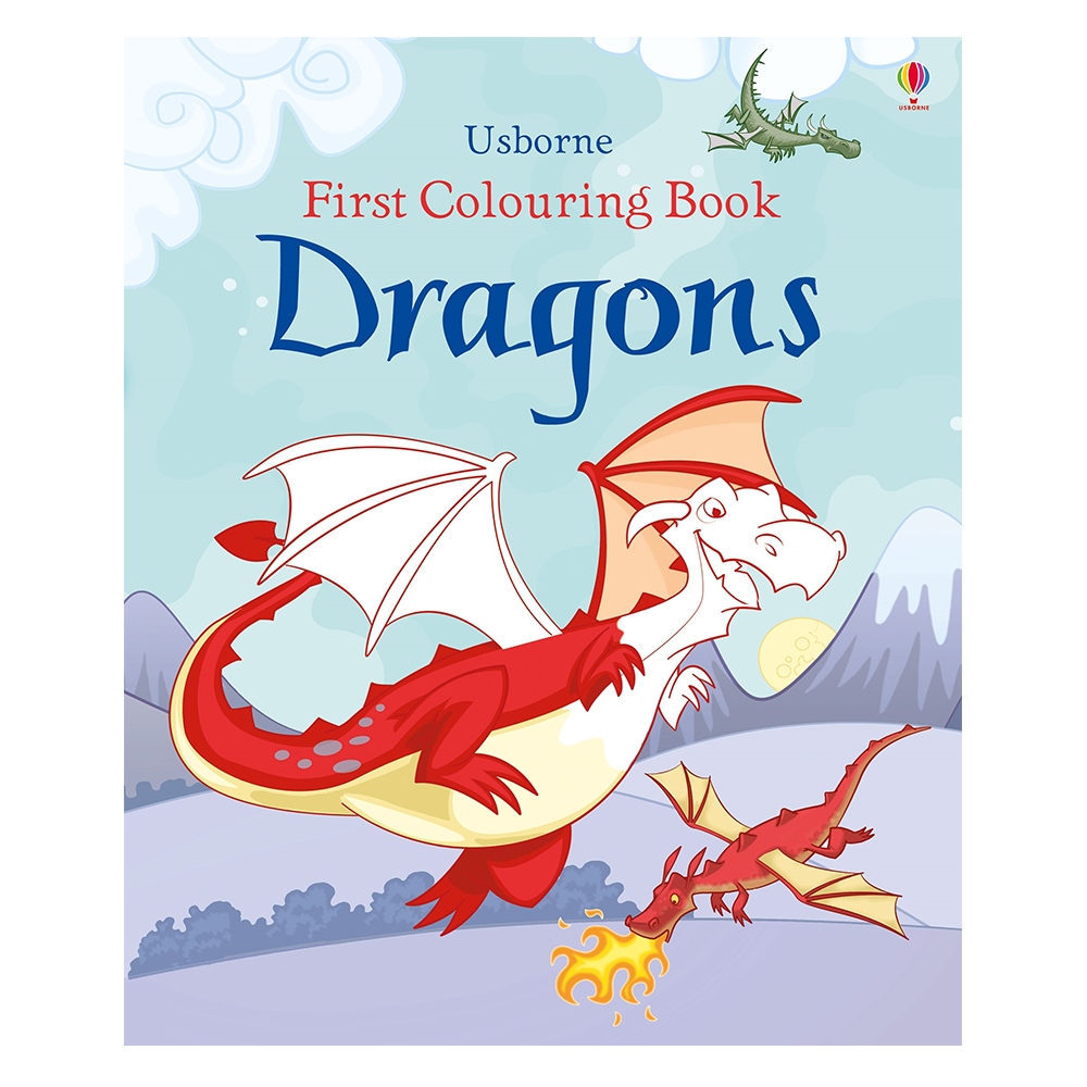 FIRST COLOURING BOOK DRAGONS Çocuk Kitapları Uzmanı - Children's Books Expert