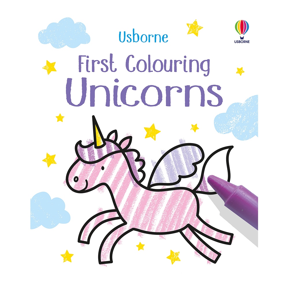 FIRST COLOURING UNICORNS Çocuk Kitapları Uzmanı - Children's Books Expert