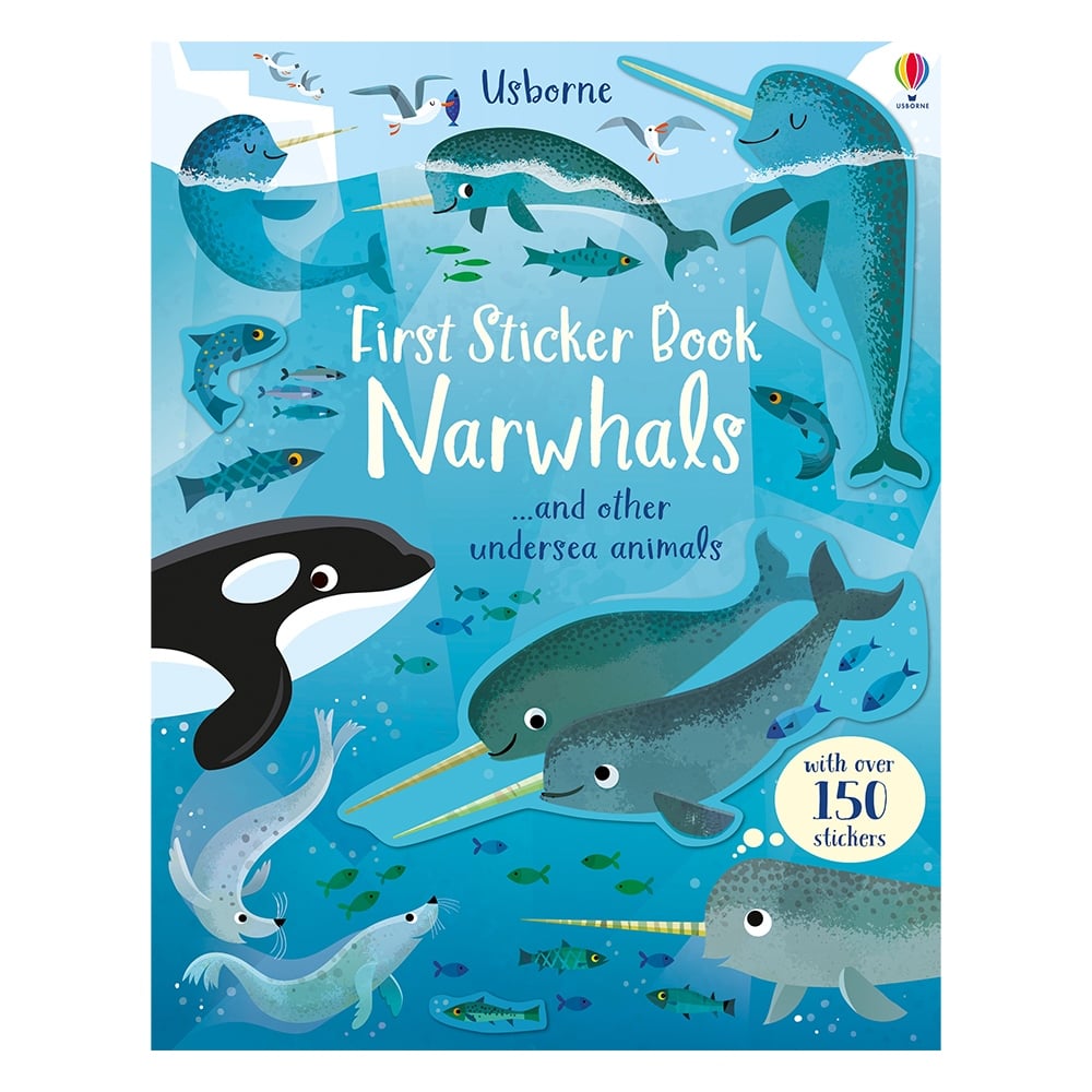 FIRST STICKER BOOK NARWHALS Çocuk Kitapları Uzmanı - Children's Books Expert