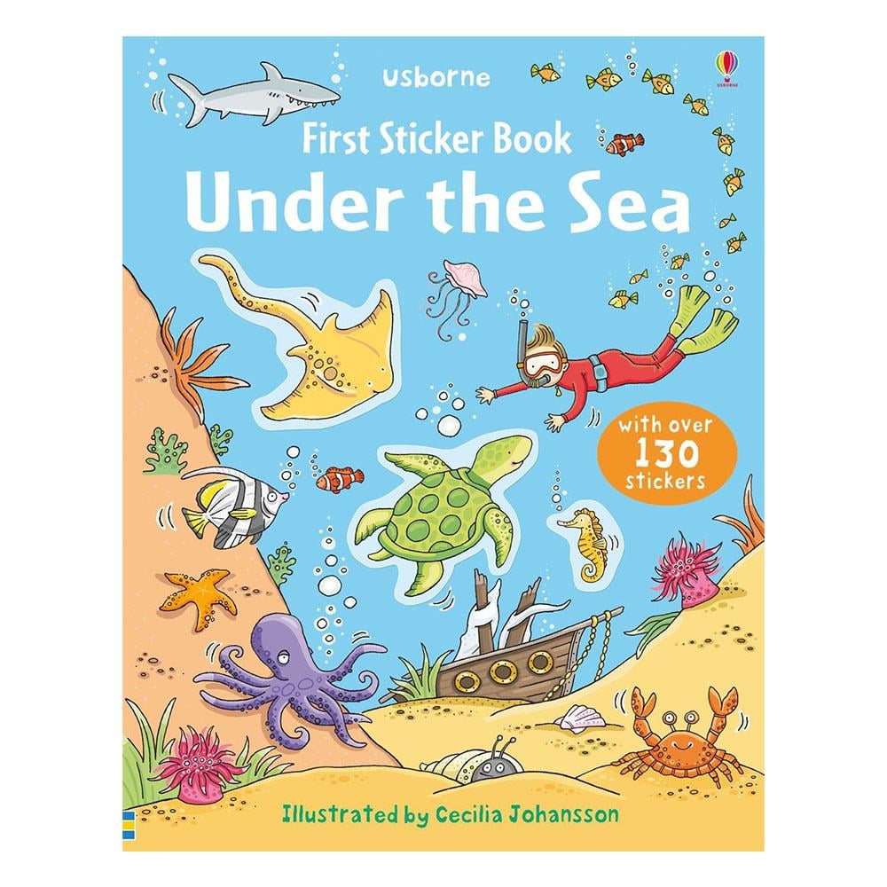 FIRST STICKER BOOK UNDER THE SEA Çocuk Kitapları Uzmanı - Children's Books Expert