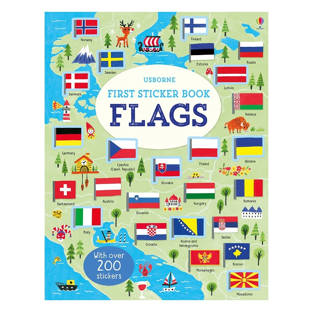 FIRST STICKER FLAGS Çocuk Kitapları Uzmanı - Children's Books Expert