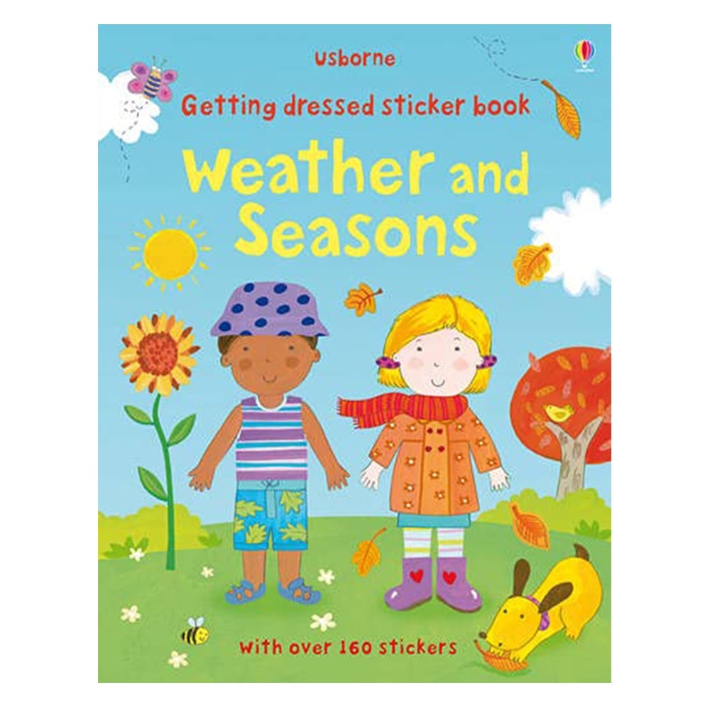 GETTING DRESSED STICKER BOOK WEATHER AND SEASONS #yenigelenler Çocuk Kitapları Uzmanı - Children's Books Expert